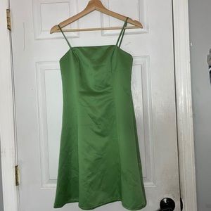 Bridal dress mint green